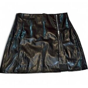 Pleather Mini Skirt